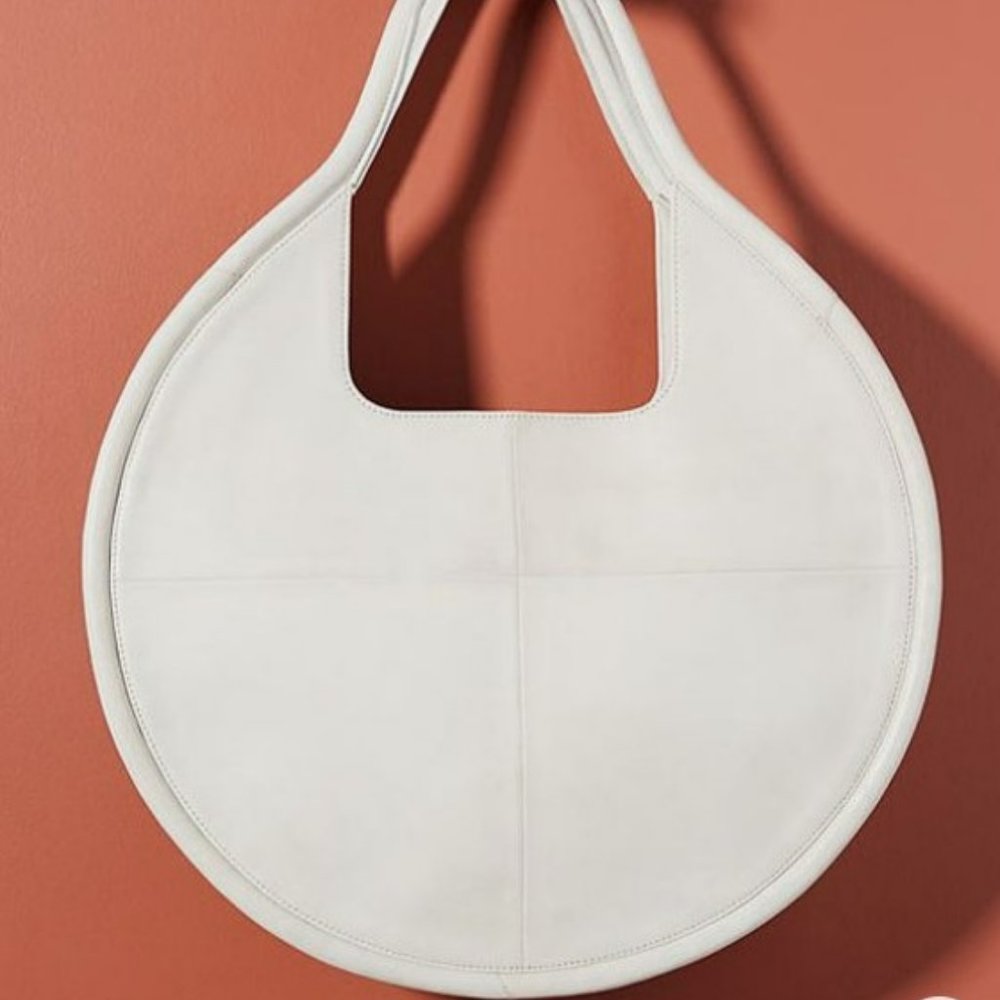 Julien Circle Leather Tote Bag